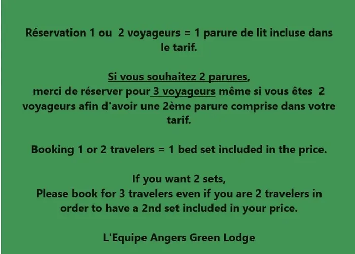 Angers Green Lodge Daire